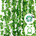 Jolof Store Artificial Ivy Garland – 12 Pack Fake Greenery Vines, 26.4m