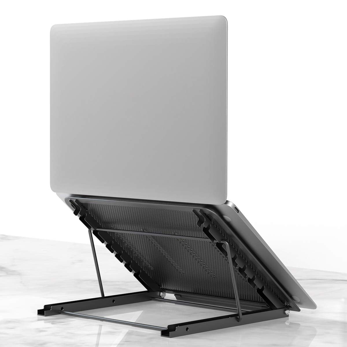 Lidasen Laptop Stand Tablet,Foldable Portable Ventilated Desktop Laptop Holder, Cooling Stand 10"-15.6" compatible with Dell XPS, HP