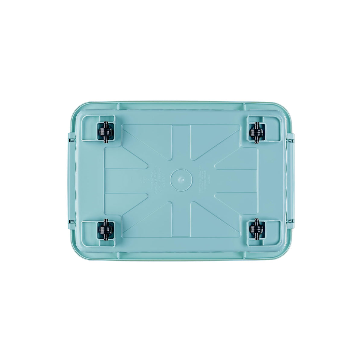 Cetomo 35L*6 Storage Boxes with Lids, Plastic Storage Box with Wheels and Secure Side Latches, Stackable & Nestable Organizer for Home, Office - image 5