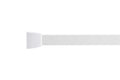 Croydex Slenderline Modular Shower Rail Kit - White Aluminium System