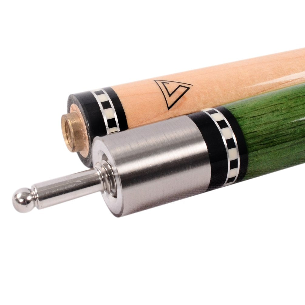CUESOUL 58" Canadian Maple Pool Cue Stick | 19-21oz Irish Linen Wrap