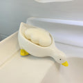 Ceramic Duck Soap Dish | Self-Draining Bathroom Holder