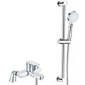 Jolof Store Modern Bath Mixer Tap with Shower Kit - Chrome Brass