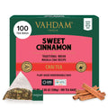 VAHDAM Sweet Cinnamon Masala Chai Tea - 100 Natural Spiced Tea Bags