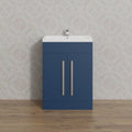 Aquariss 600mm Floor Standing Vanity Unit with Basin | Matte Blue