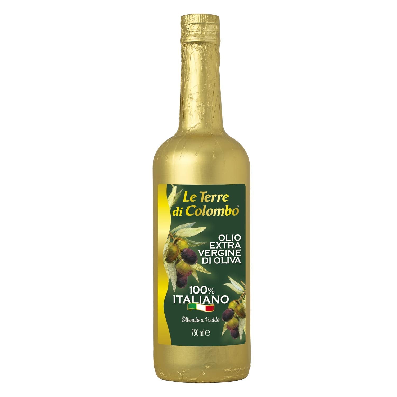 Le Terre Di Colombo 100% Italian Extra Virgin Olive Oil – 0.75 L