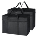 2Pack Duvet Storage Bags with Zips - Large Underbed Storage - Perfect for Wardrobe, Bedroom, Moving Boxes - image 1