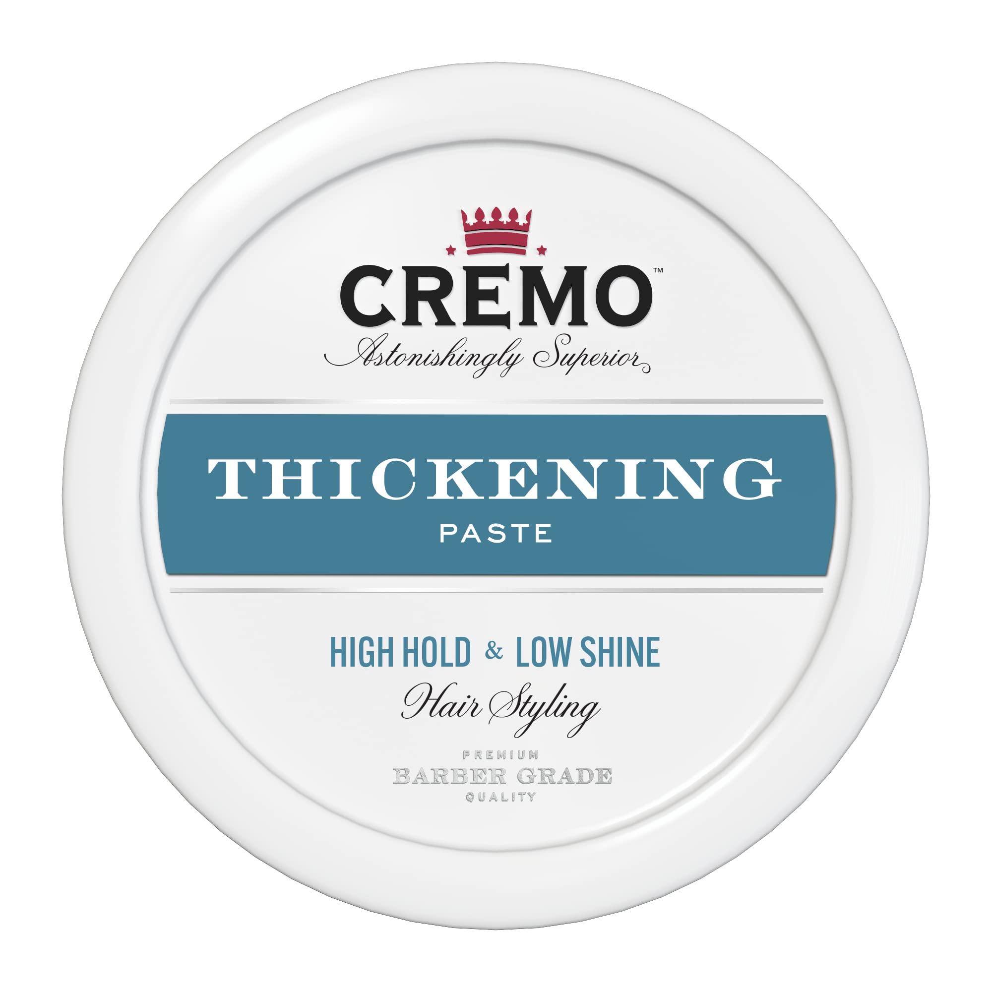 Cremo Thickening Hair Styling Paste for Men | High Hold, Low Shine | 113g