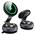 Beeasy MagSafe Car Mount Charger – 15W Fast Wireless Vacuum Suction Cup