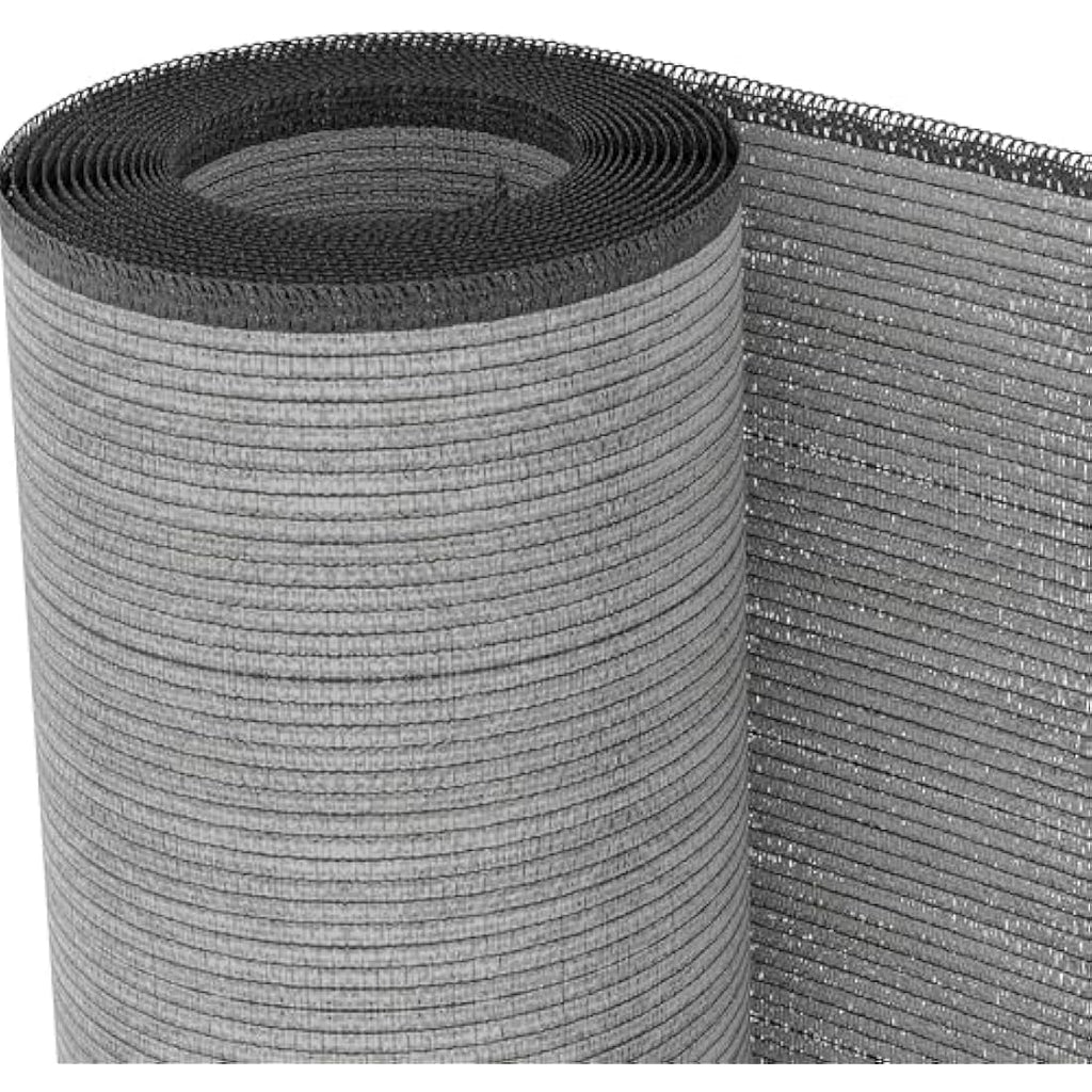 Tenax Soleado Glam Privacy Netting - Grey UV Resistant Mesh - 2x50m