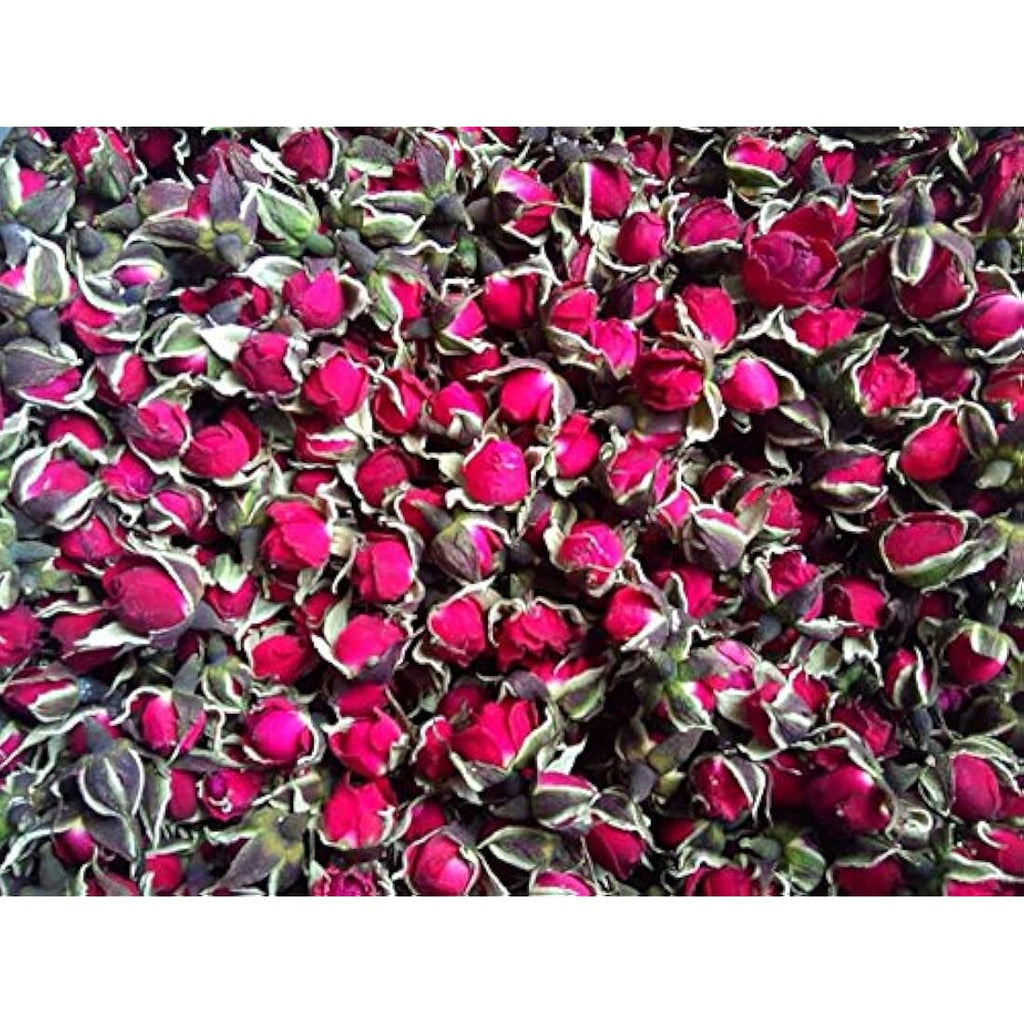 TooGet Dried Golden-rim Rose Buds - Culinary Grade Herbal Tea - 4 OZ