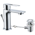 Jolof Store Modern Basin Mixer Tap with Pop Up Waste – Single Lever