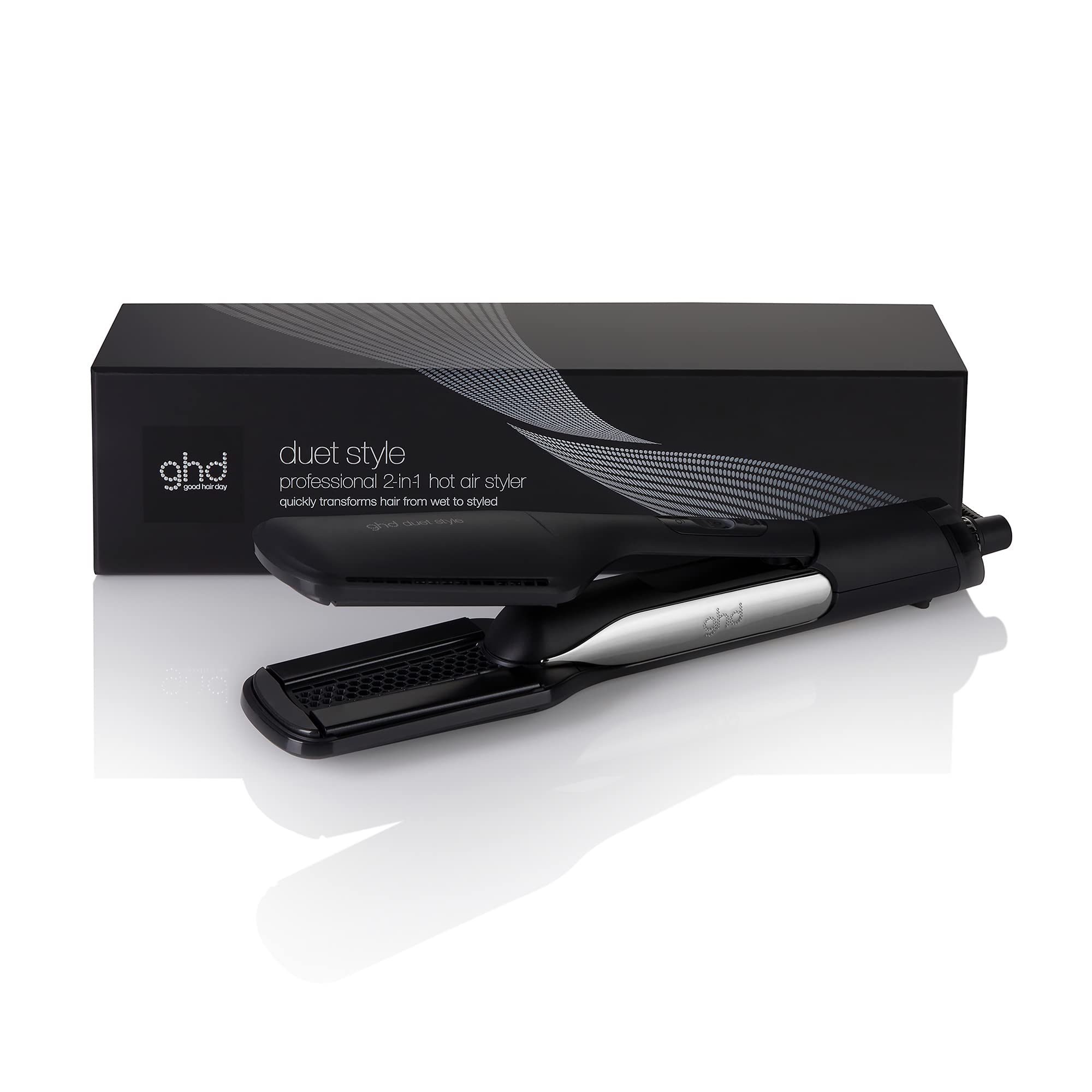 ghd Duet Style 2-in-1 Hot Air Styler and Straightener - Black