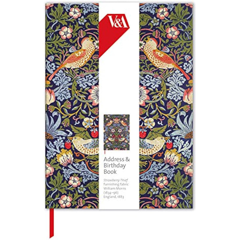 Address and Birthday Book – Strawberry Thief Floral Organizer |
