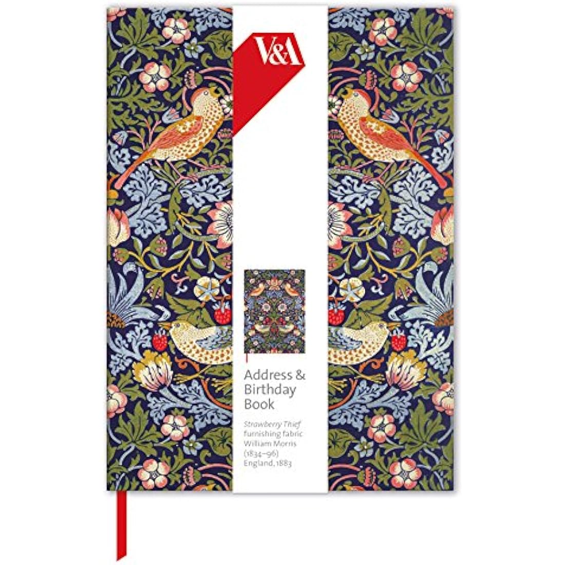 Address and Birthday Book – Strawberry Thief Floral Organizer |