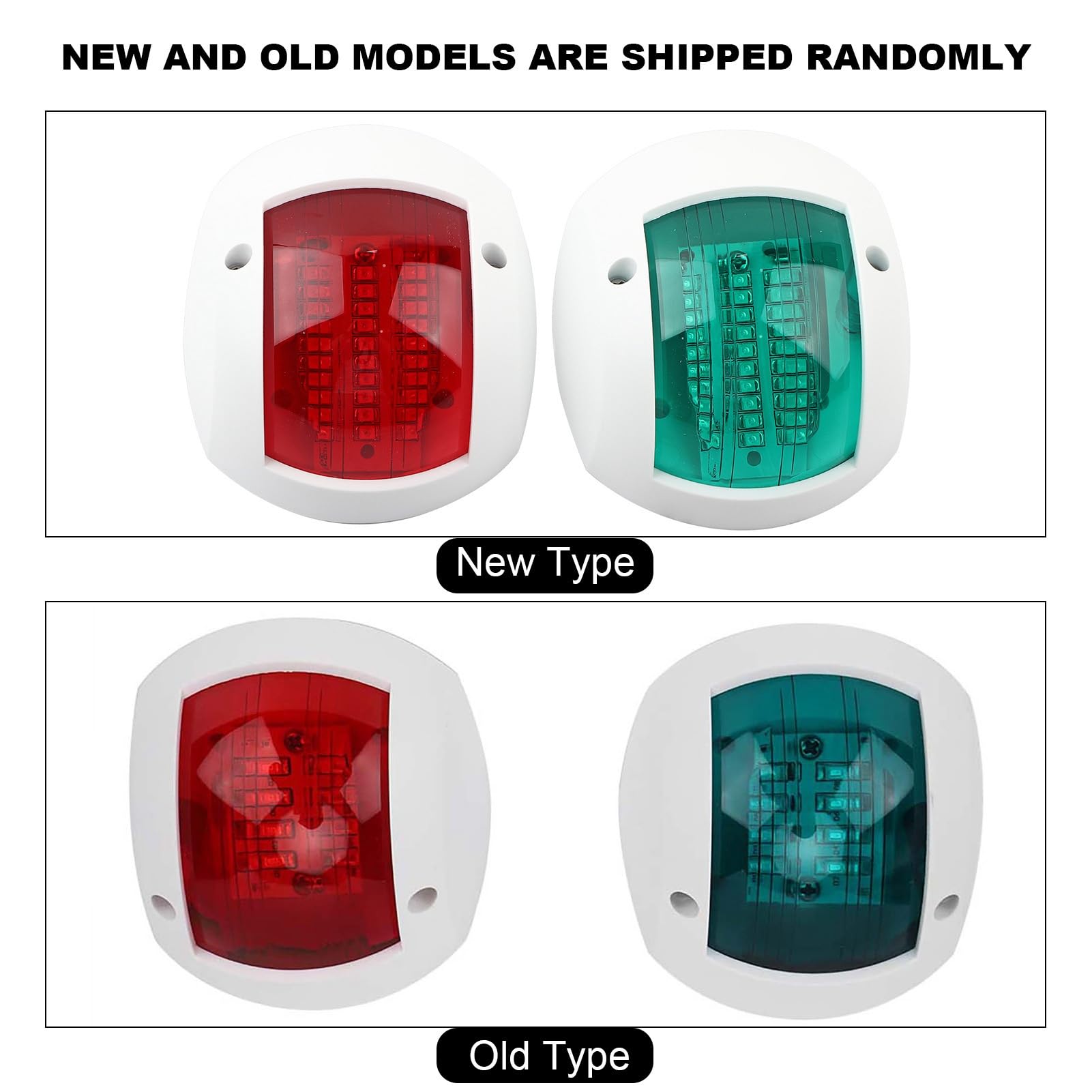 Qiilu LED Boat Navigation Lights | IP66 Waterproof Marine Yacht Lamps