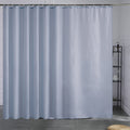 Jolof Store Extra Wide Blue Grey Shower Curtain - Waterproof Polyester