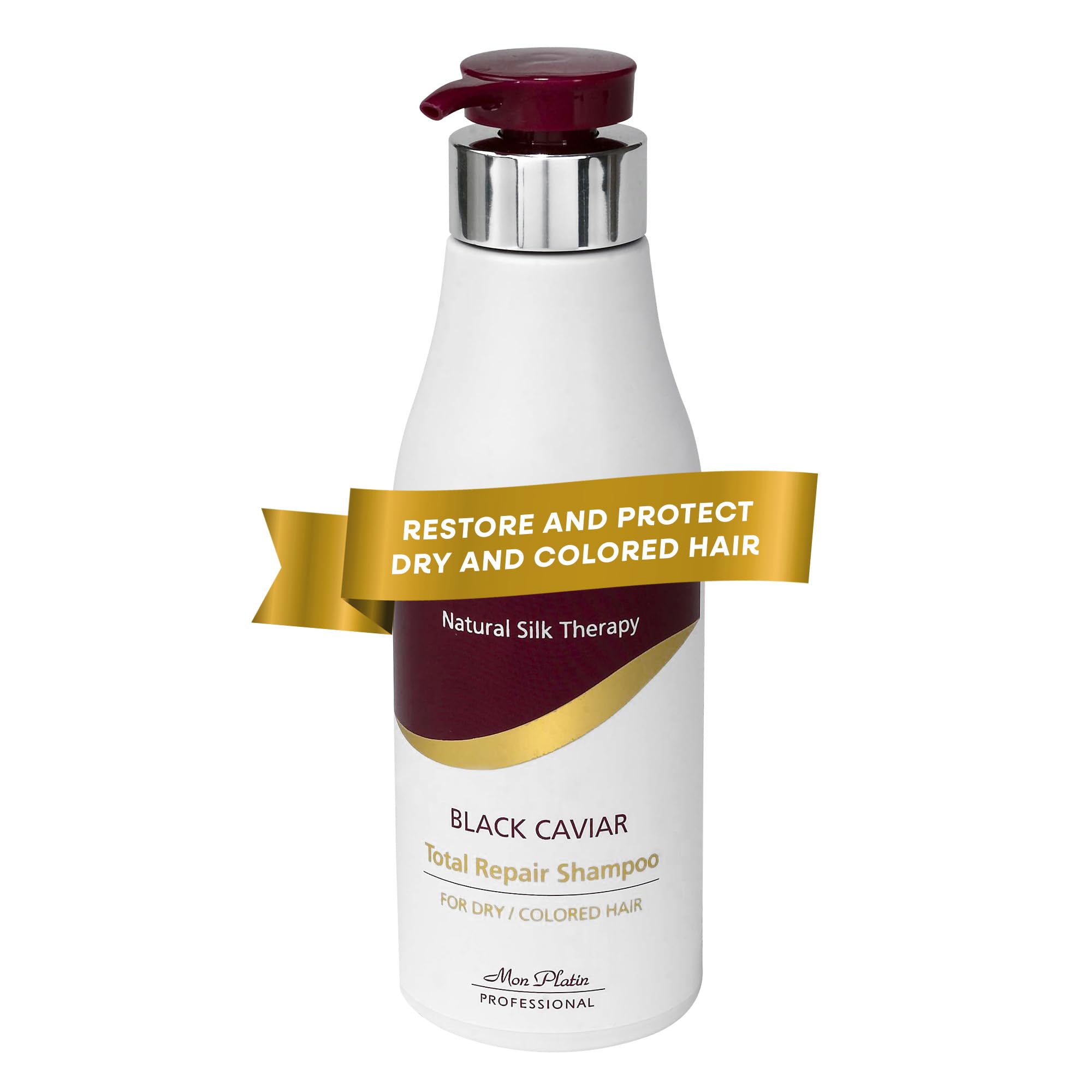 Mon Platin Total Repair Shampoo | Black Caviar for Dry & Damaged Hair