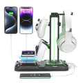 KDD Headphone Stand | Rotatable Controller Holder with Wireless Charging