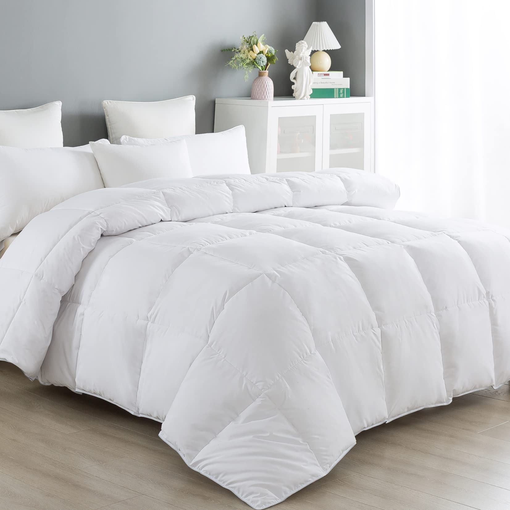 ANALIN 13.5 Tog Goose Feather & Down Double Duvet | 100% Cotton Shell