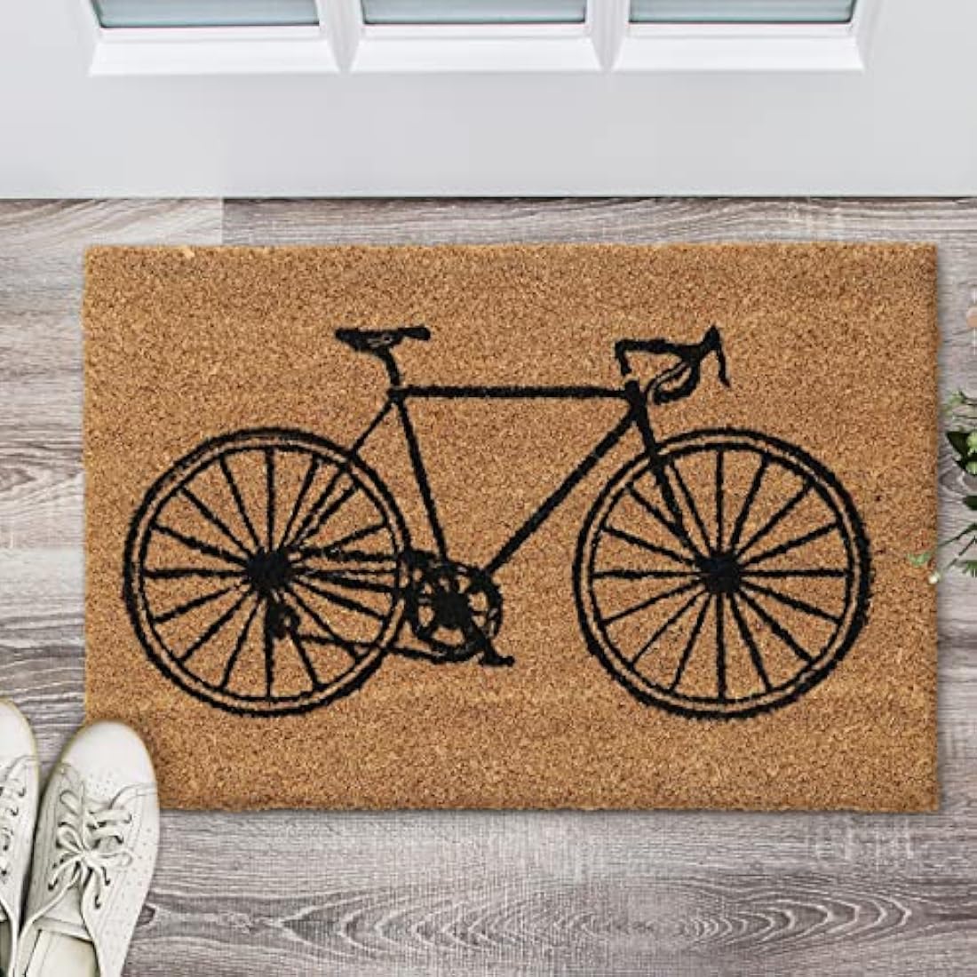 Bicycle Coir Doormat – Non-Slip Outdoor & Indoor Mat, 40x60cm