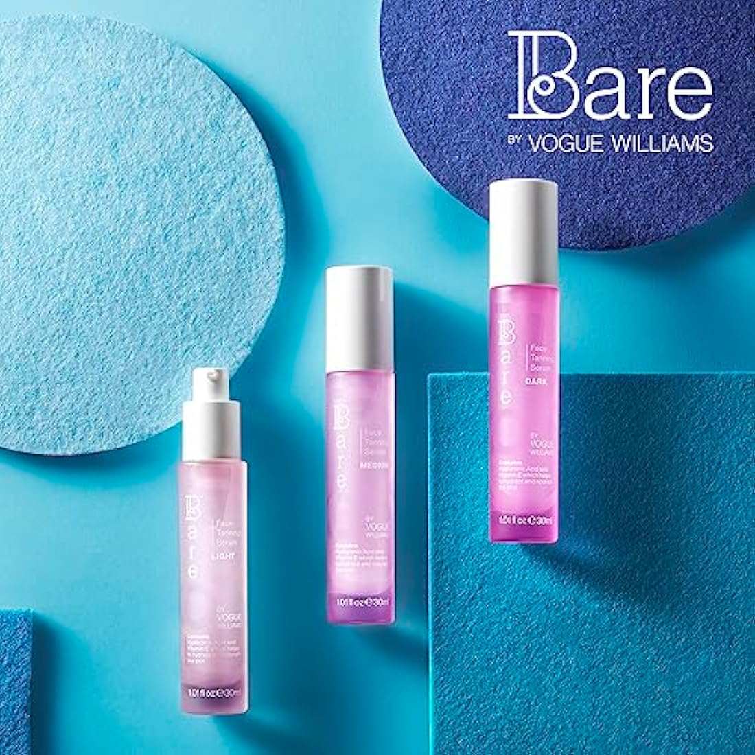 Bare by Vogue Light Face Tanning Serum – Hydrating Self-Tanning Formula