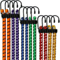 Xtremeauto Heavy Duty Bungee Cords with Hooks | 12 Pack Military Grade