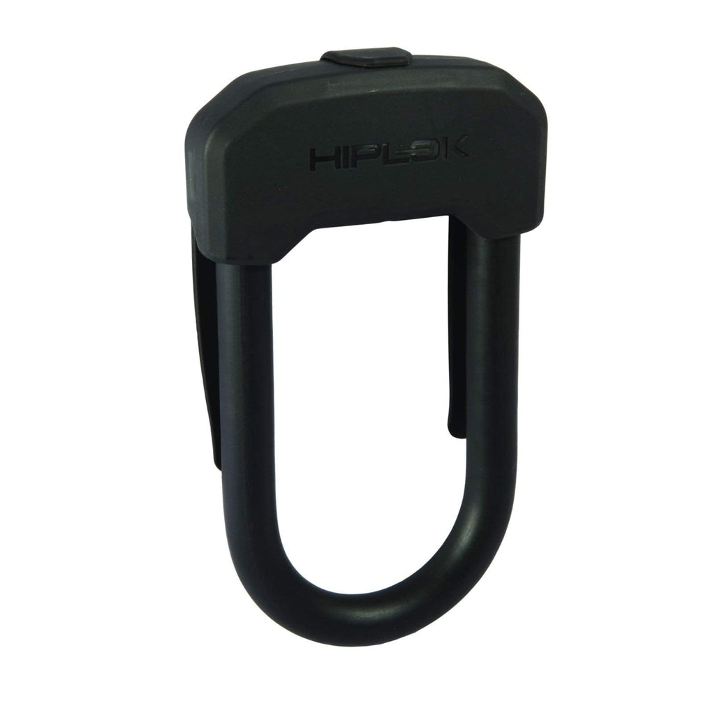 Hiplok D Bike Lock – Black Hardened Steel D-Lock with Clip + Ride