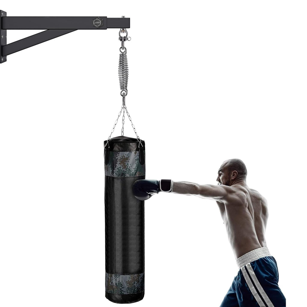 BeneLabel Heavy Duty Punch Bag Bracket | Adjustable Wall Mount Hanger