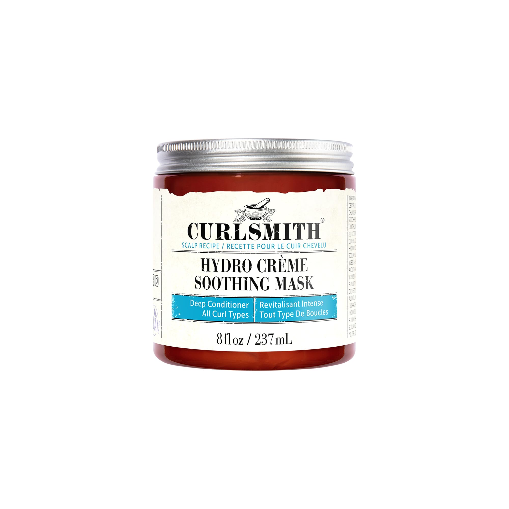Curlsmith Hydro Crème Soothing Mask | Vegan Deep Conditioner - 237ml