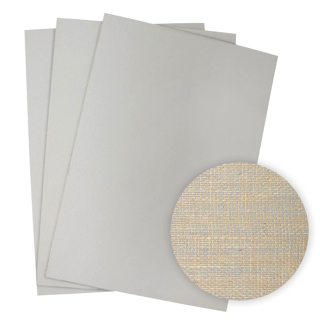 Artway Traditional Grey Lino Sheets for Printmaking - A2 Pack of 3