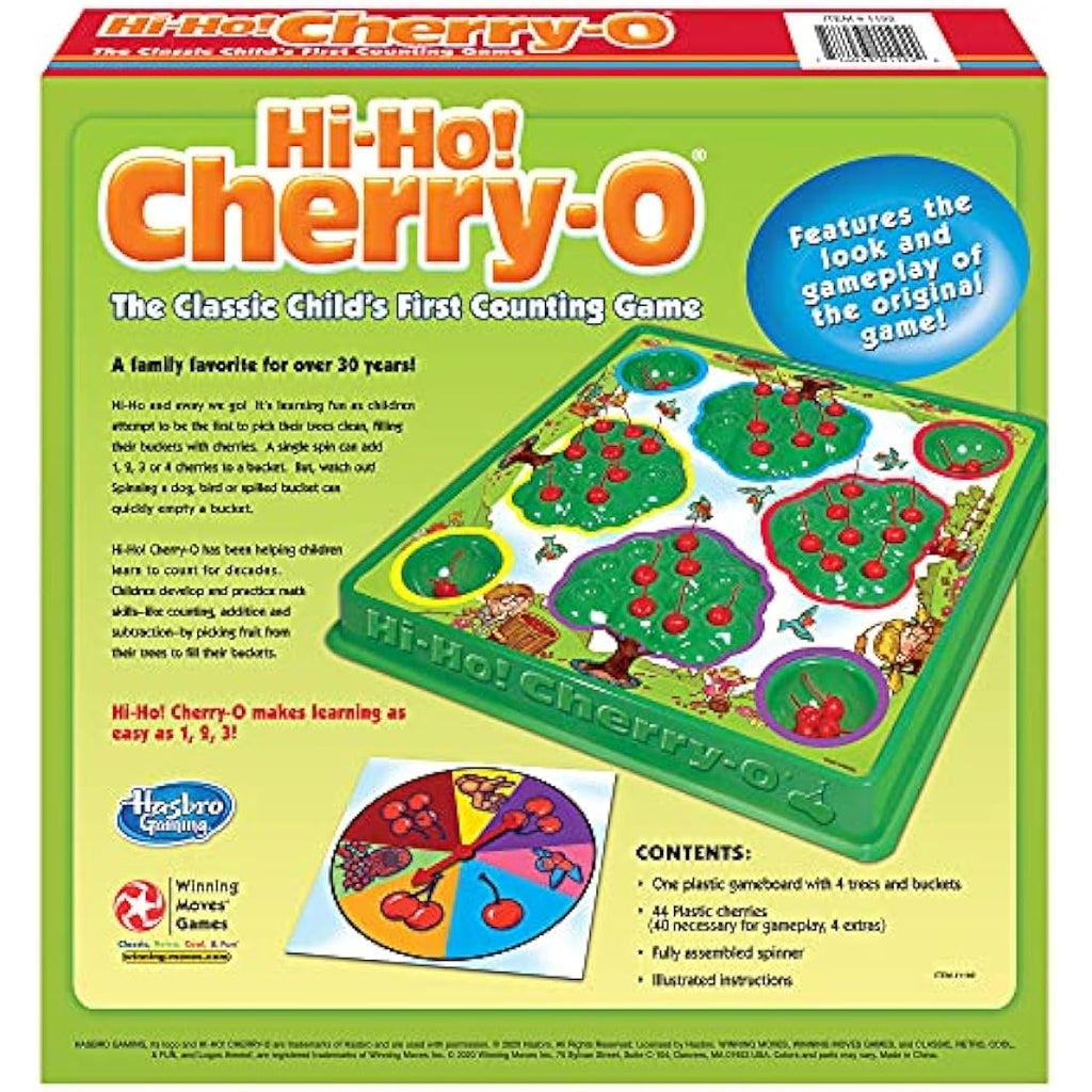 Hi-Ho! Cherry-O Counting Game by Winning Moves – Classic Kids Board Game
