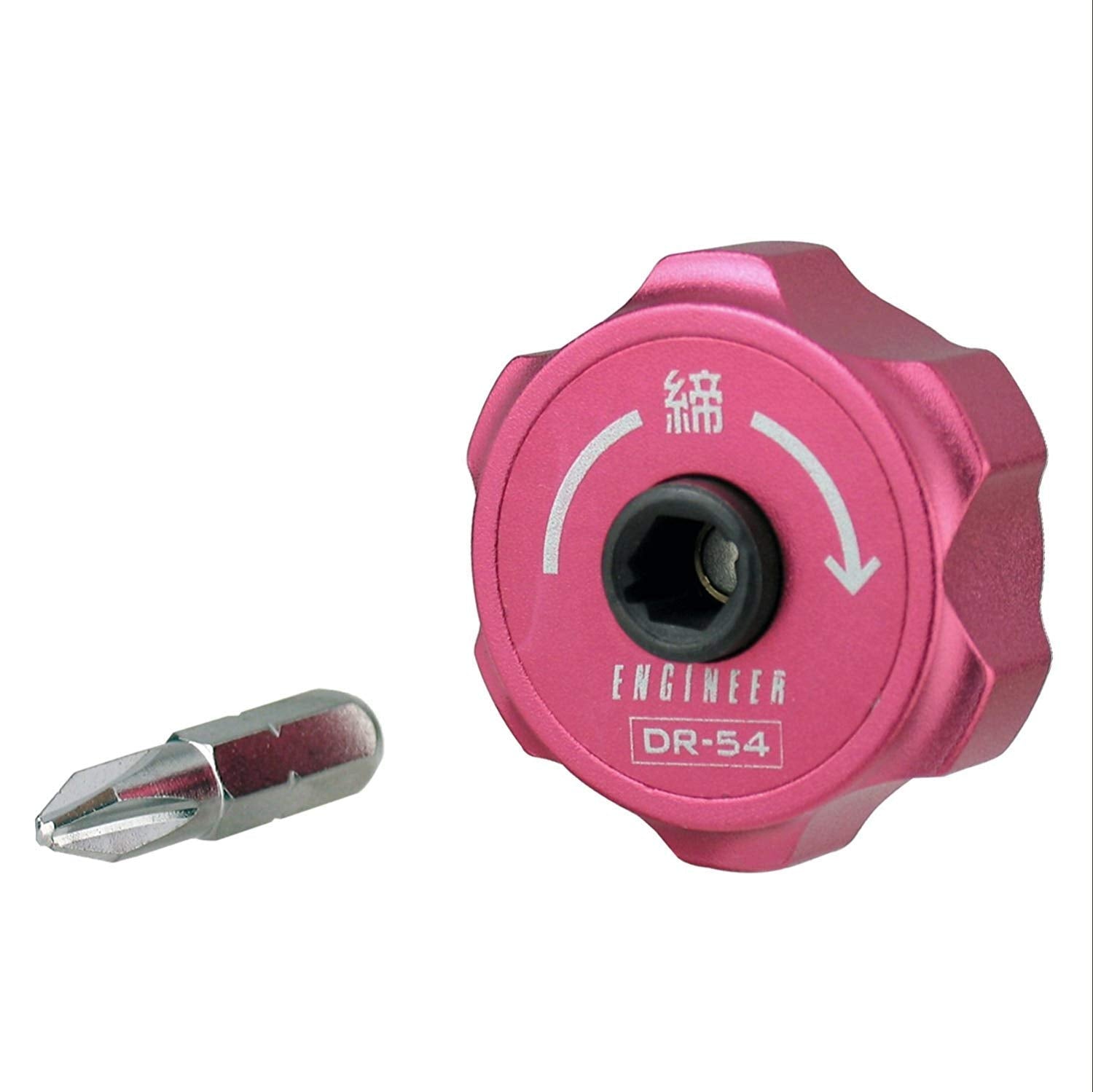 ENGINEER DR-54 Low Profile Stubby Ratcheting Palm Screwdriver Tool
