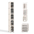 LQDMAER 5-Tier Slim Bathroom Cabinet – Movable Narrow Storage Organizer