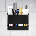 Jolof Store Aluminum Toothbrush Holder – 2-Slot Wall Mounted Rack, Black