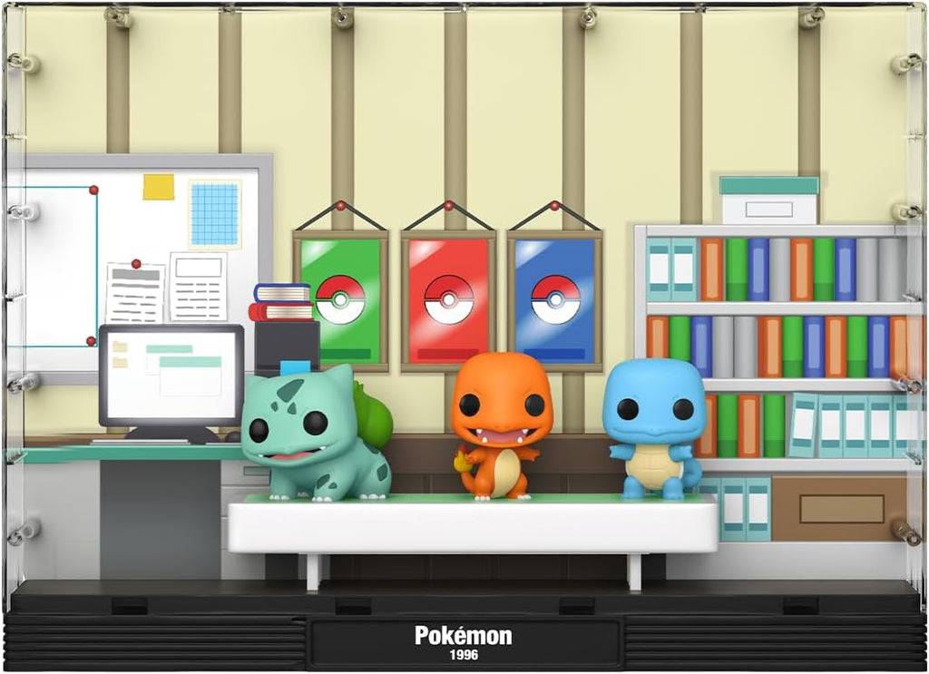 Funko Pop! Moments Deluxe: Pokemon Starters (1996) Vinyl Display Piece