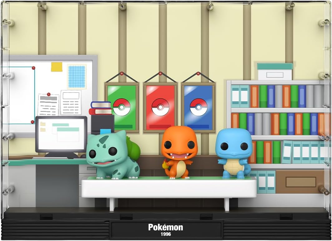 Funko Pop! Moments Deluxe: Pokemon Starters (1996) Vinyl Display Piece