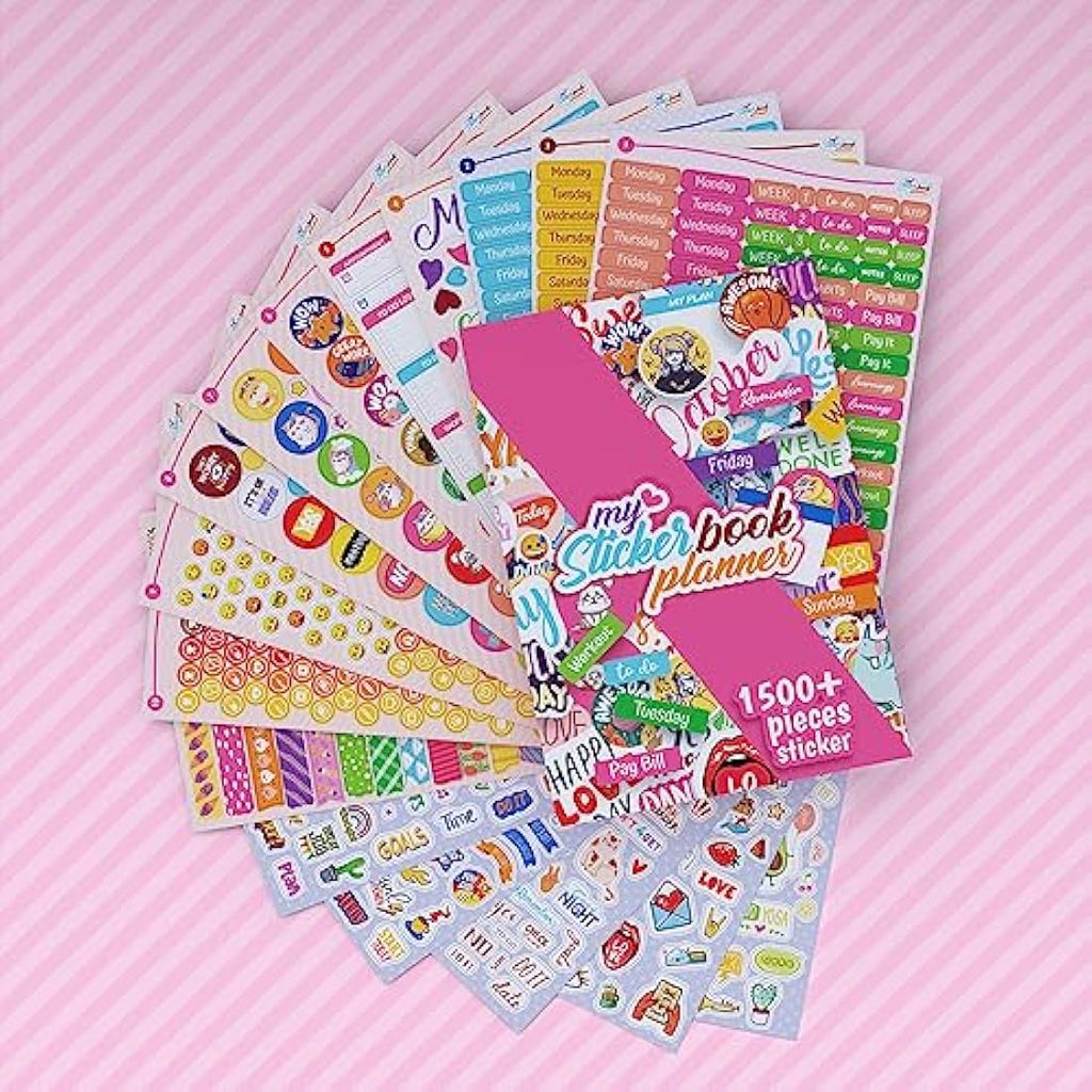 Planner Sticker Set - 2500+ Pcs Journaling & Calendar Sheets