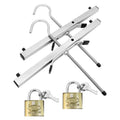 Jolof Store Heavy Duty Lockable Ladder Clamps for Roof Racks – 2 Pack