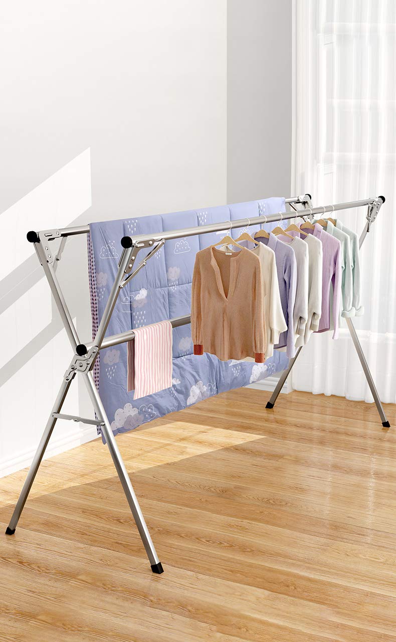 Stainless Steel Foldable Laundry Clothes Drying Rack