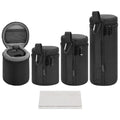 Arvok Water Resistant Camera Lens Pouch Set | 4 Sizes for DSLR Lenses