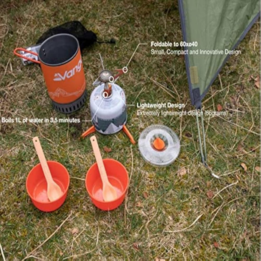 Vango Ultralight Heat Exchanger Cook Kit – 1L Hard Anodised Pot