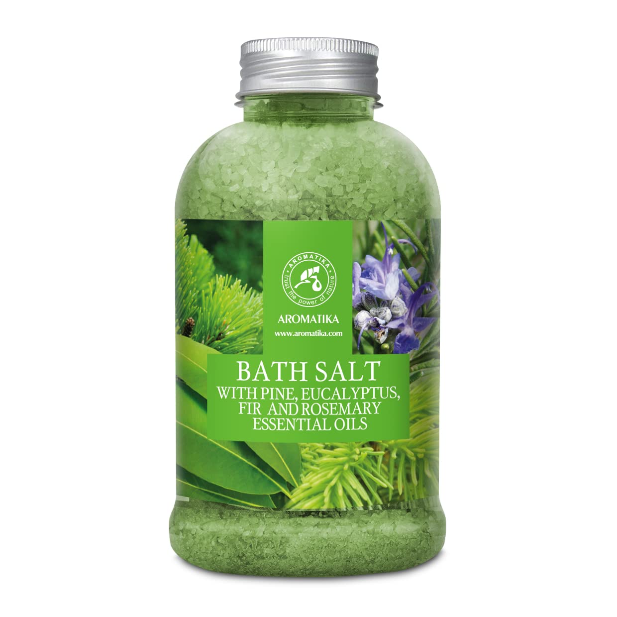 Pine & Eucalyptus Sea Bath Salt with Essential Oils - 600g