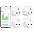 EIGHTREE Smart Plug with Energy Monitoring, 13A WiFi Socket - 4 Pack