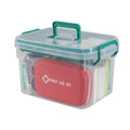Yesdate Lockable Medicine Storage Box – 2-Tier Plastic First Aid Case