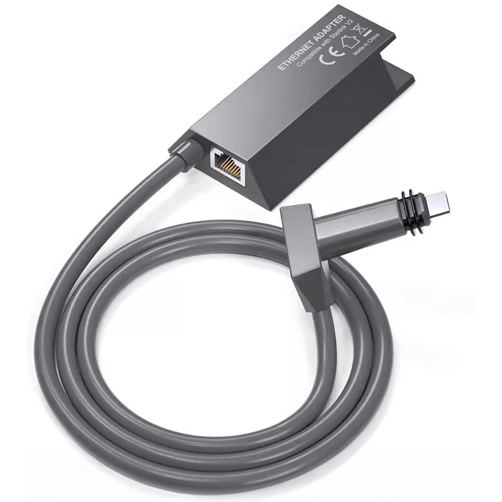 Starlink Ethernet Adapter V2 | Gigabit 1000Mbps Wired Network Connector