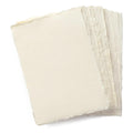 Wanderings Handmade A5 Cotton Deckle Edge Paper - 150 GSM Mixed Media