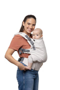 Boba X Baby Carrier – Organic Stone Adjustable Soft Structured Backpack