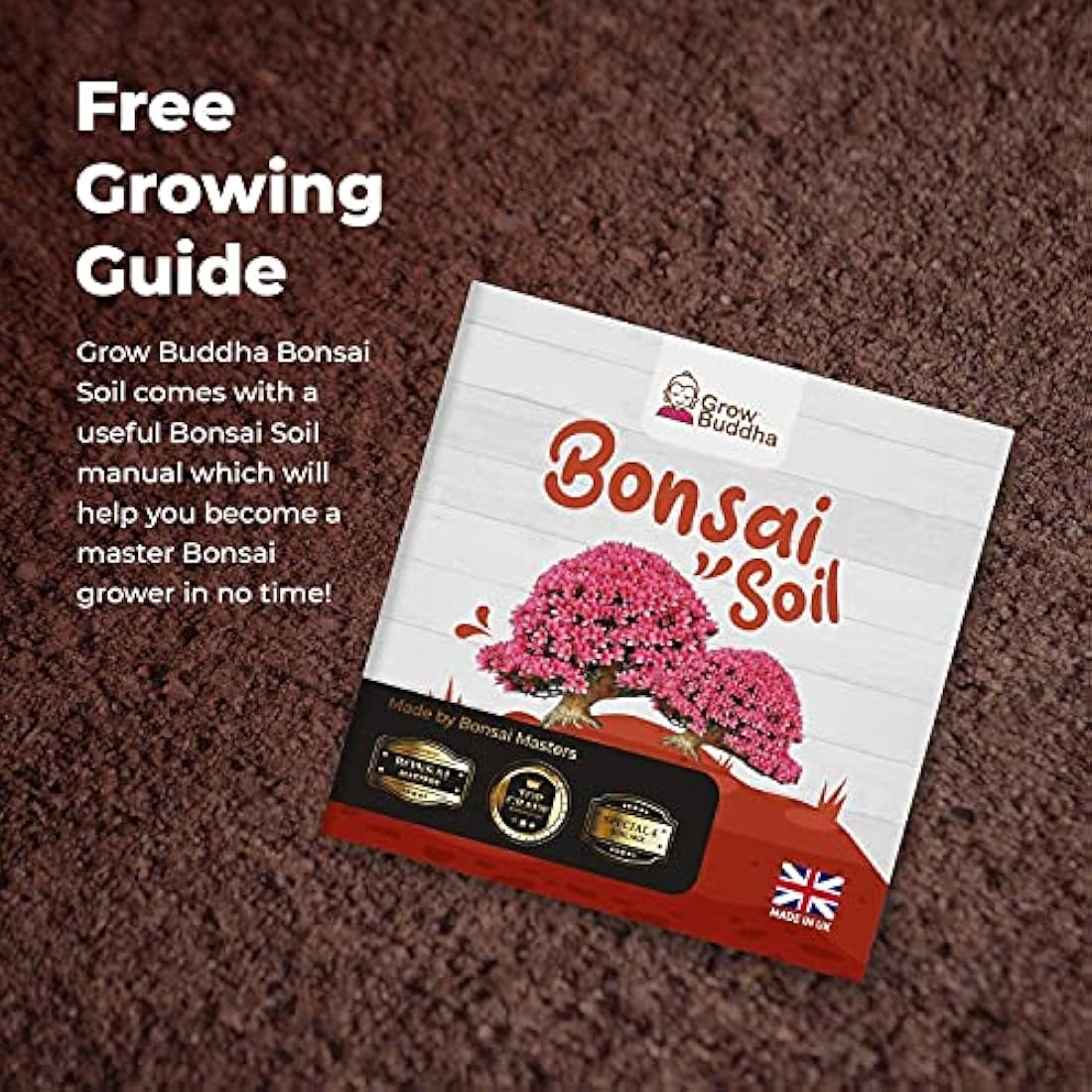 Grow Buddha Bonsai Soil - Premium Potting Mix for Drainage & Aeration