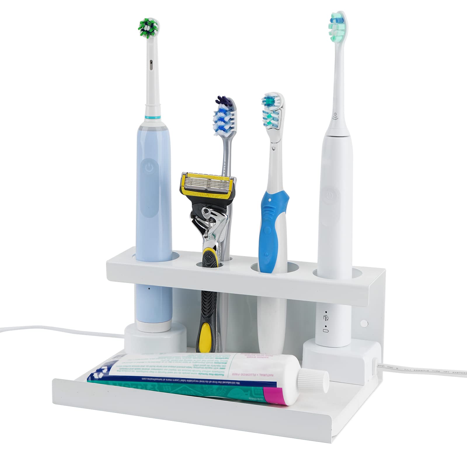 Electric Toothbrush Holder – Diatomite Sink Organizer Stand